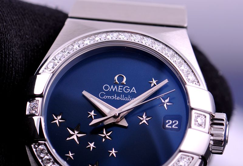 店庆优享-omega 欧米茄星座 镶钻款 123.15.27.20.03.