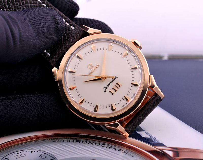 稀少-omega 欧米茄 18k黄金2008北京奥运会限量88只 自动机械男表