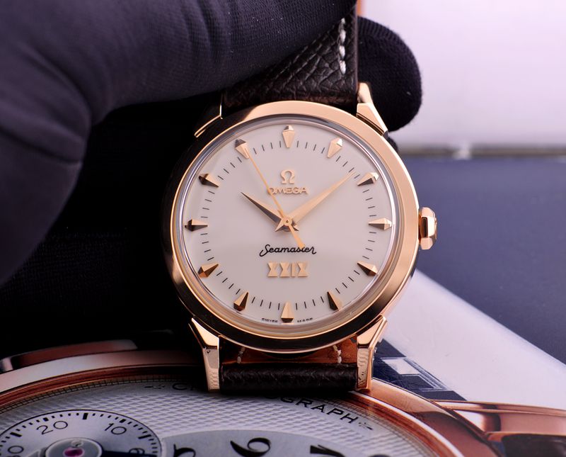 稀少-omega 欧米茄 18k黄金2008北京奥运会限量88只 自动机械男表